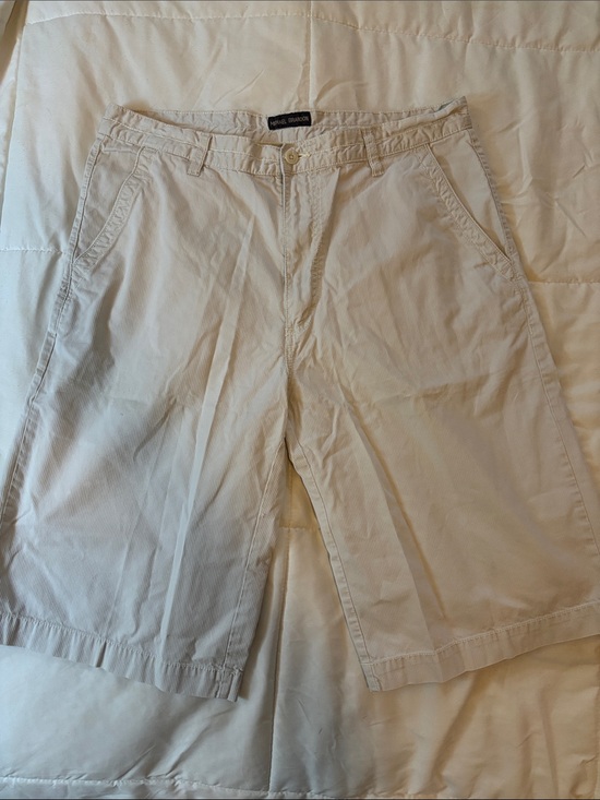 Michael Brandon Other - Michael Brandon Men's Light Cream Flat Front Shorts